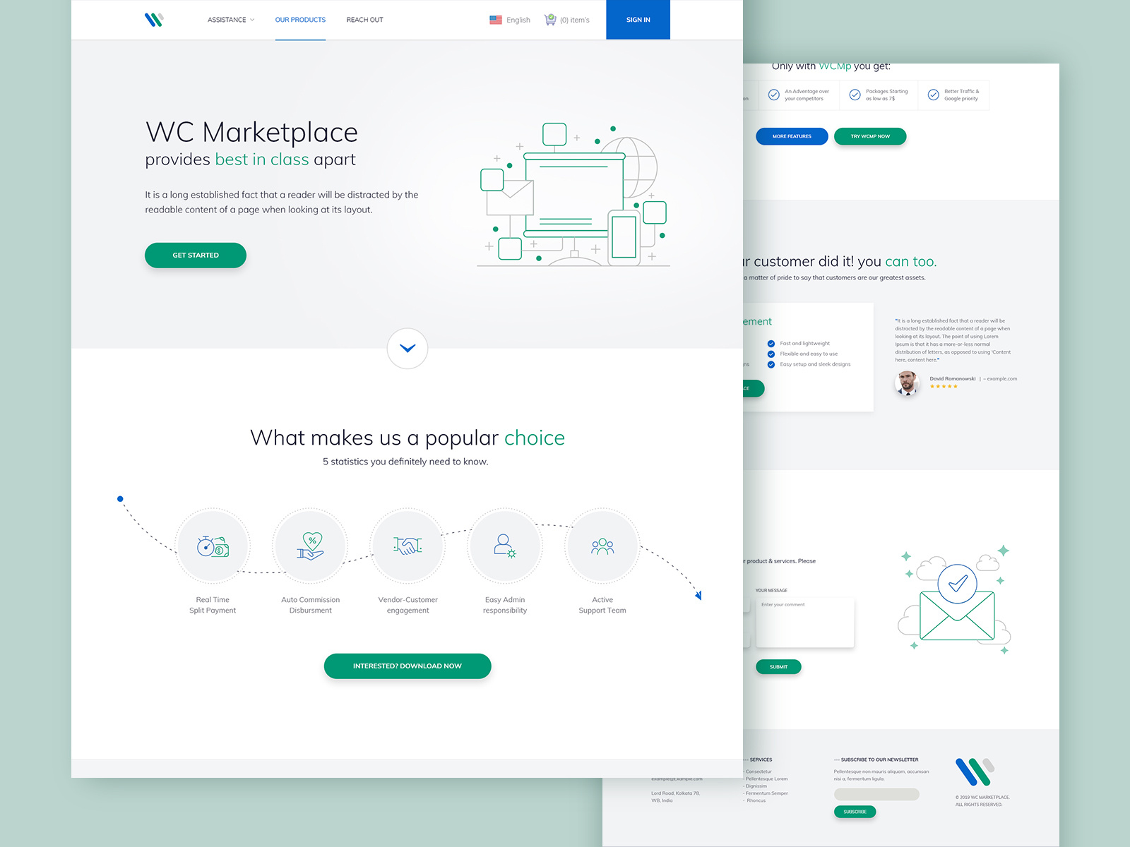 Example of Landing Page Design